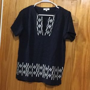 Like New Madewell Embroidered Tunic